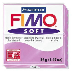 Пластика Soft, Лавандова, 57г, Fimo 8020-62, фото 2