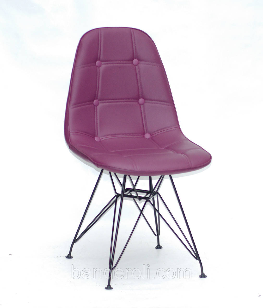 Стілець ALEX BK-ML ЕК ПУРПУРНИЙ 61, фото 1