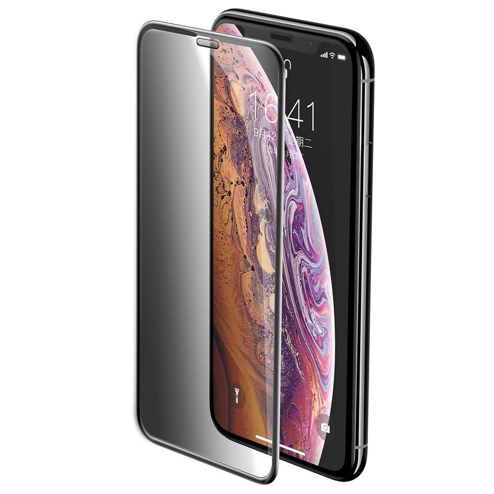 Захисне скло Baseus для iPhone 11 Pro Max / XS Max Curved Privacy, Black (SGAPIPH65-WC01), фото 1