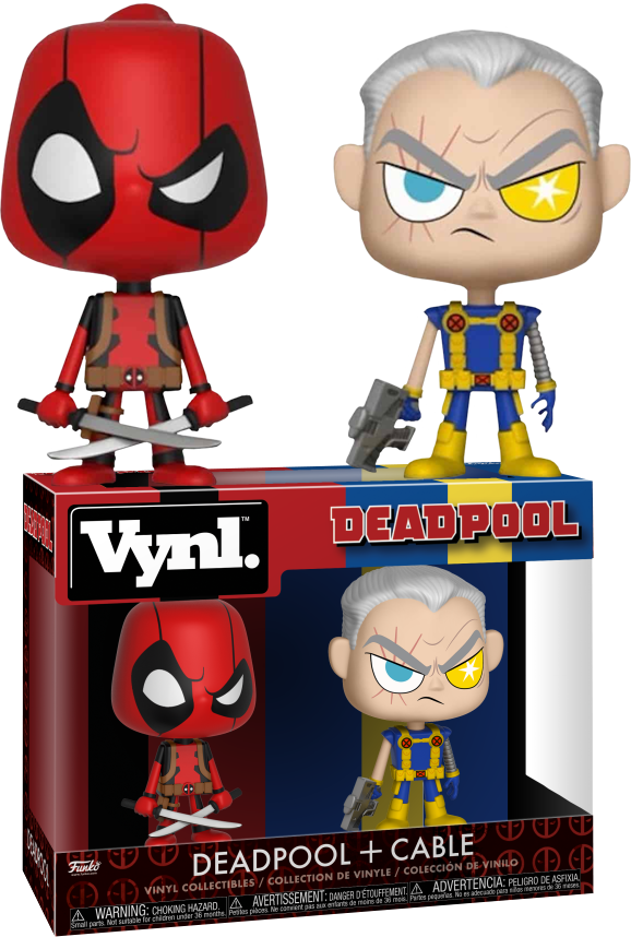 Набір фігурок Funko Pop Фанко Поп Дедпул та Кейбл Deadpool & Cable 10 см DC D C, фото 1