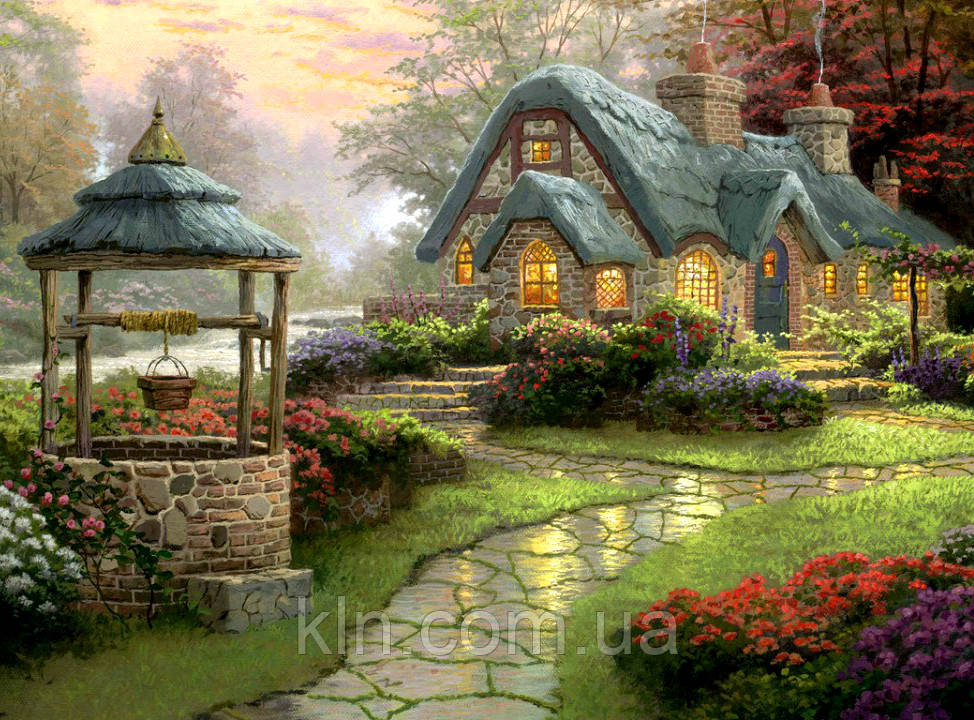 Алмазна вишивка на підрамнику Дачний відпочинок 40 х 50 см (арт. TN770), фото 1