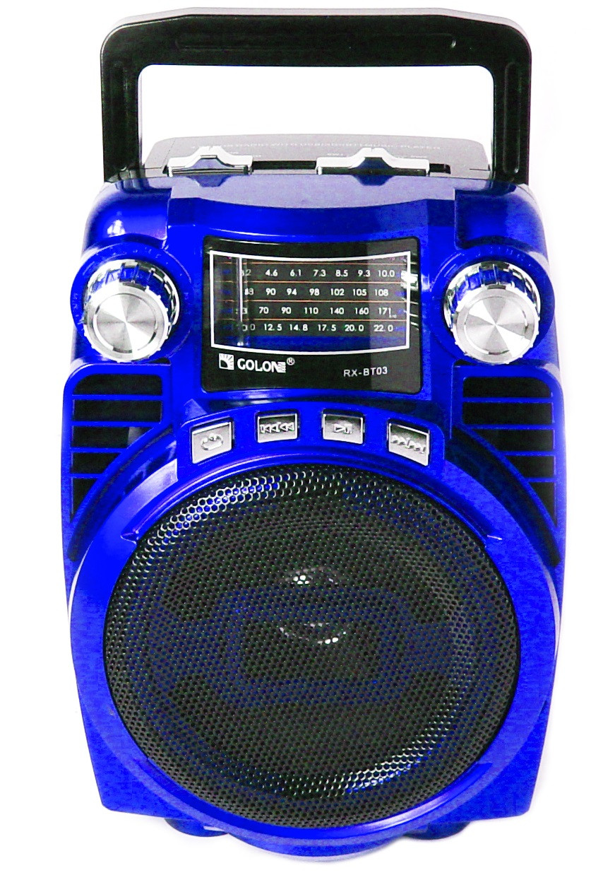 Радіоприймач Golon RX BT03, синій, фото 1