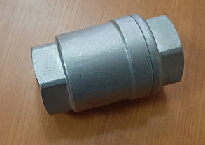 Клапан зворотний муфтовий нержавіючий ду 15