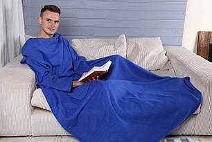 Плед з рукавами Snuggie синій