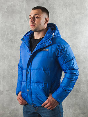 Чоловіча зимова куртка пуховик пух перо 30/70 Adidas, фото 2