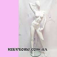 Манекен жіночий білий лакований в повний зріст для магазину LUX (+ Відео)