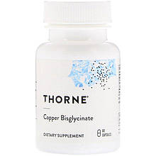 Бисглицинат меди Thorne Research "Copper Bisglycinate" (60 капсул)