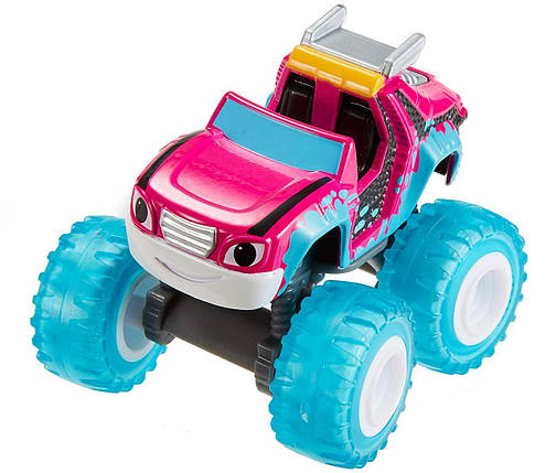 Fisher-Price Вспыш і диво-машинки водний гонщик Ватц Blaze The Monster Machines Watts water rider die-cast, фото 1