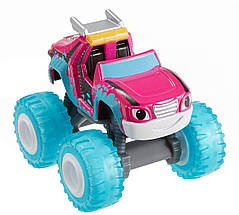 Fisher-Price Вспыш і диво-машинки водний гонщик Ватц Blaze The Monster Machines Watts water rider die-cast, фото 4