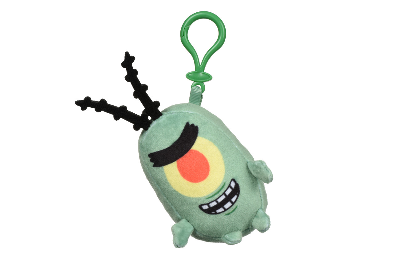 Іграшка-брелок Mini Сlip Plush Sheldon J. Plankton (Планктон), 10 см, «SpongeBob SquarePants» (EU690400-5)