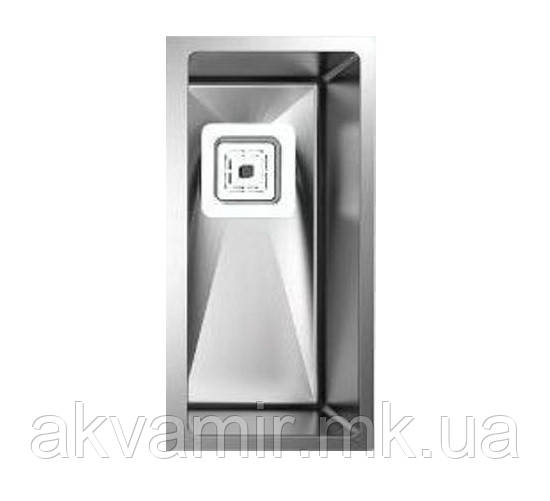 Мийка Fabiano QUADRO 22 (R10) S/Steel 1,2 мм нержавіюча сталь, фото 1