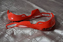 Мотозахист рук ударостійкий з кріпленням на кермо 22 мм (червоний) варіант 3