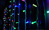 Вулична гірлянда "Штора" 180 LED, 2х2 м (колір: білий, мульти), фото 4