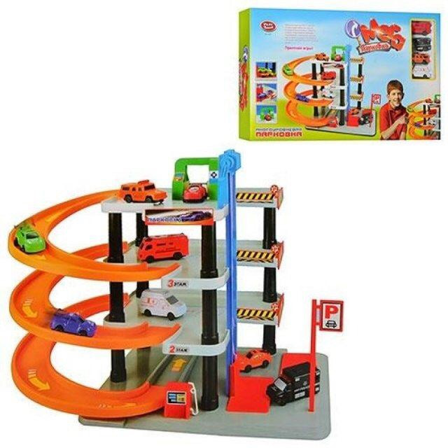 Дитячий іграшковий гараж парковка, фото 1