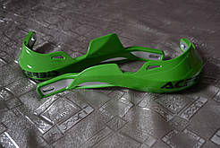 Мотозахист рук ударостійкий з кріпленням на кермо 22 мм (зелена) варіант 6