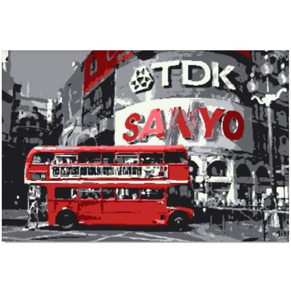 Картина на полотні "London Piccadilly", 80х120 см