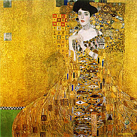 Набор алмазной вышивки (мозаики) "Золотая Адель". Художник Gustav Klimt