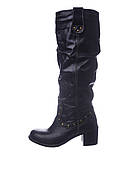 Сапоги Injers чёрные натуральная кожа производство Украина Inj708-43Kblack - размер 36 (22,6 см)