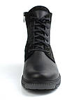 Черевики на овчині шкіра чорні широка стопа чоловіче зимове взуття Rosso Avangard Whisper 2 Modern, фото 9