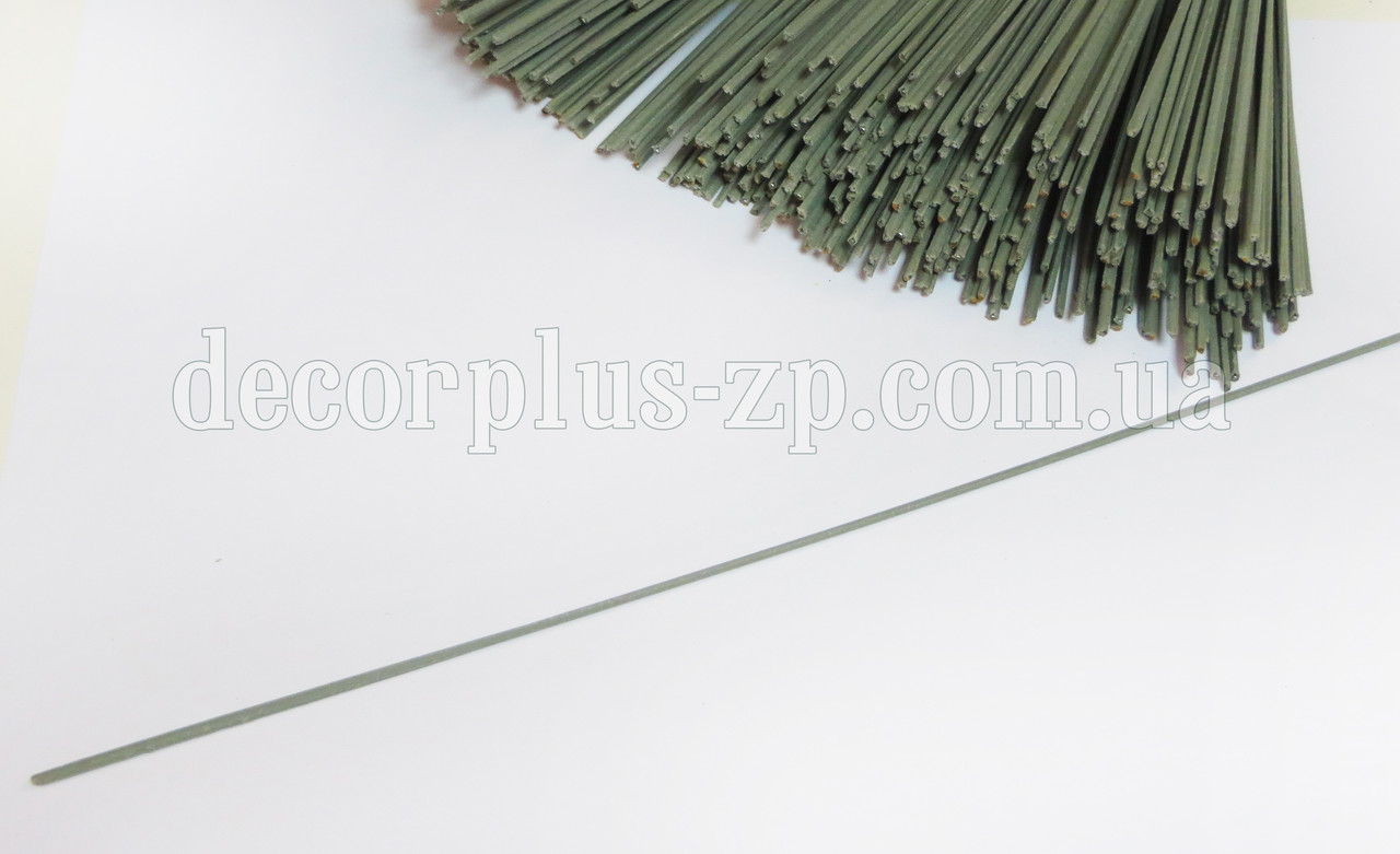 Ніжка одиночна 40см, проста, сіро-оливкова, фото 1