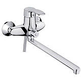 Змішувач для ванної Cron Focus 006 (CR0019) з поворотним виливом 35 см, фото 3