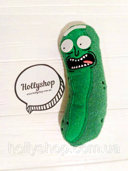 Мягкая игрушка огурчик Рик Rick and Morty Рик и Морти, цена 180 грн ...