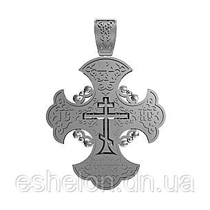 Хрест срібний Православний, фото 1