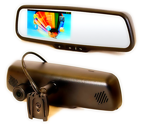 Зеркала заднего вида с монитором и видеорегистратором автомобильные в Украине от Мобиоптом.ком.юа