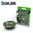 Шнур SunLine SuperPE т.зелений 15LB (0,205 мм 150 м) *