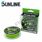 Шнур SunLine SuperPE яскраво-зелений 15LB (0,205 мм 150 м) *