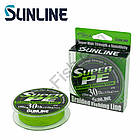 Шнур SunLine SuperPE яскраво-зелений 20LB (0,235 мм 150 м) *