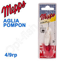 Блешня Mepps AGLIA POMPON srebrna silver 4/9g