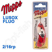 Блешня Mepps LUSOX FLUO srebrny/red 2/16g