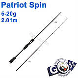 Спінінгове вудлище шт2 Patriot Spin A09-201 5-20g 2,01м *, фото 2