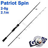 Спінінгове вудлище шт2 Patriot Spin A09-210 2-8g 2,1 м *, фото 2