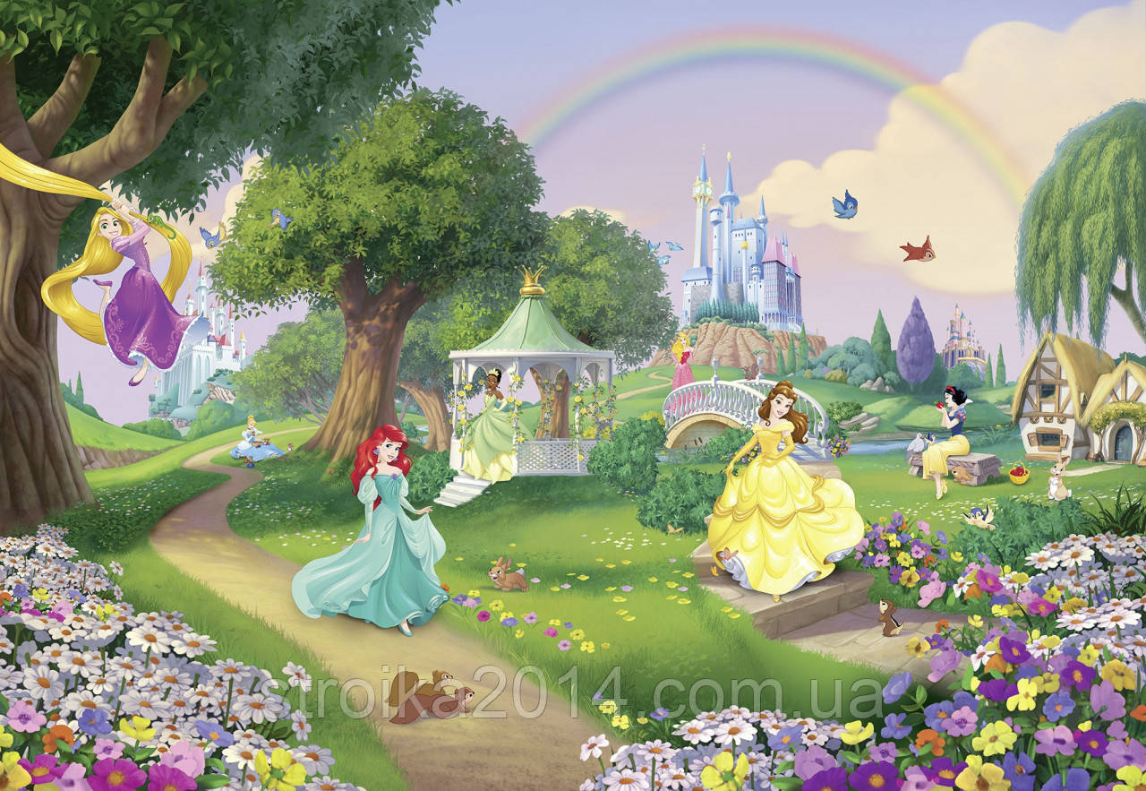 Фотообои 368х254см, KOMAR DISNEY "Princess Rainbow" (8-449) - фото 1 - id-p799531358