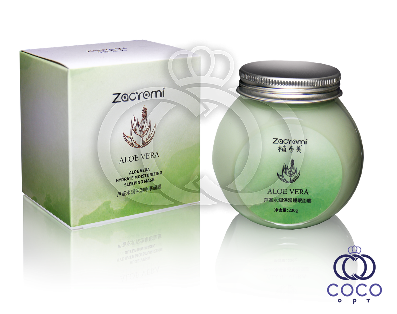 Зволожуюча нічна маска з Алое Віра Aloe Vera Sleeping Mask, фото 1