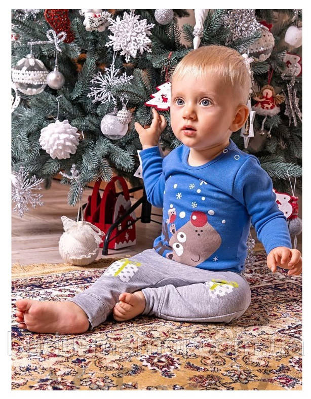 Новорічний наряд на 9 місяців 74 розмір штанці та кофточка