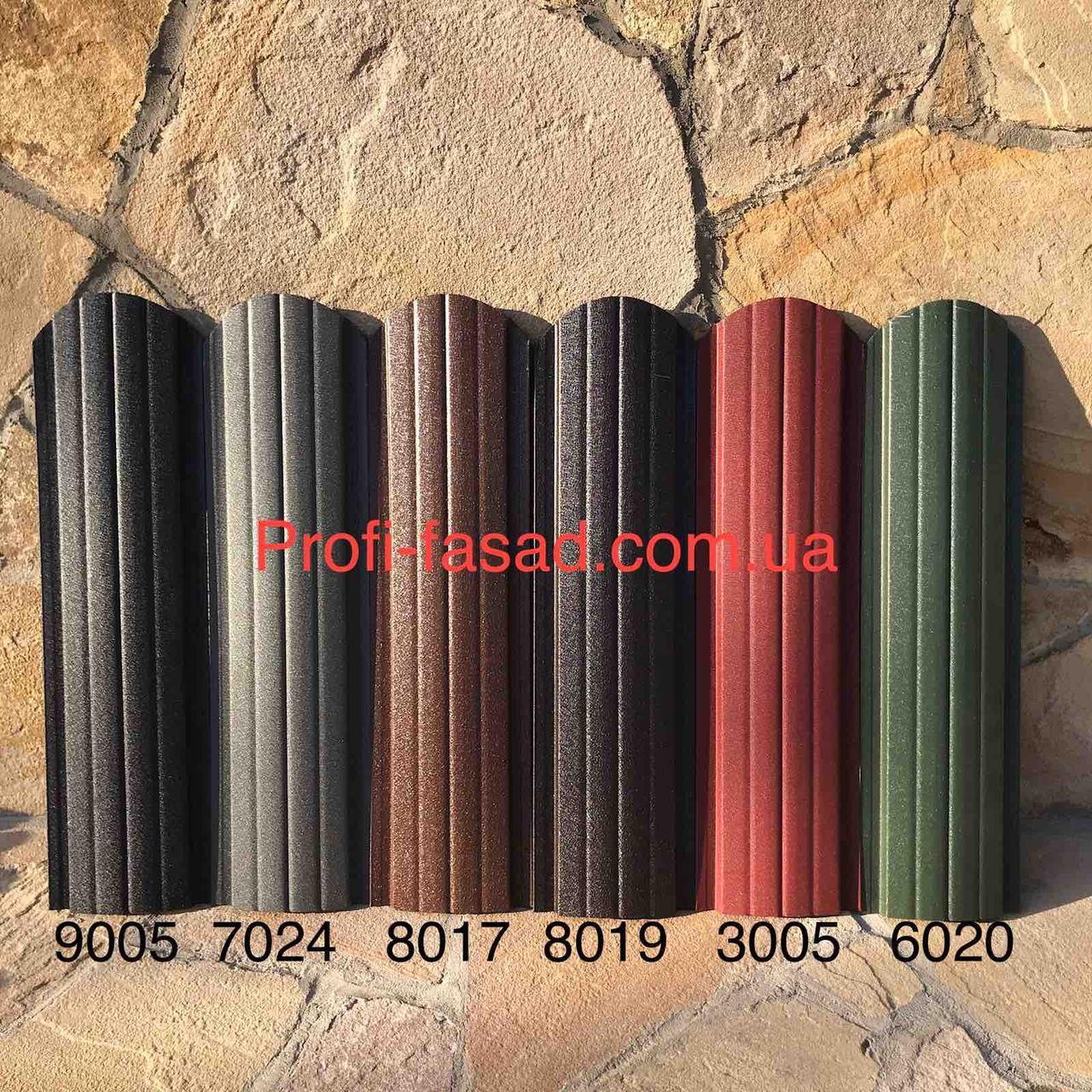 Штахетник мат. 2х стронний евроштакетник, штахет 105мм