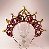 Корона для Сніжинки або Снігової Королеви сніжинка Зірка обідок корона на корпоратив або ранок, фото 4