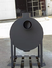 Буржуйка з вентилятором Брест 500 вертикальна (Вентс ТТ 150 + 1 м гофри в комплекті), фото 5