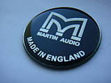 Шильдик 50mm (metall) на сітку колонки MARTIN AUDIO, фото 3