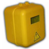 Ящик пластиковий жовтий до газового лічильника
