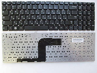 Клавіатура для ноутбуків Samsung RC508, RC510, RC520, RV509, RV511, RV513, RV515, RV518, RV520 чорна RU/US