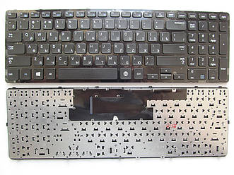 Клавіатура для ноутбуків Samsung 15.6" 355E5C, 355V5C Series чорна RU/US