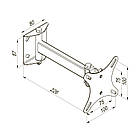 Кріплення для телевізора Simpler 12ET (похило-поворотне до 28 дюймів 100x100), фото 6