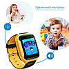 Дитячий розумний смарт годинник з GPS трекером Smart Baby Watch Q528 Yellow, фото 5