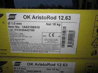 Зварювальний дріт OK AristoRod® 12.63 1.6, 18.0