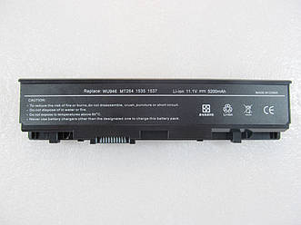 Батарея для ноутбука Dell Studio 1535 WU946, 5200mAh, 6cell, 11.1V, Li-ion, чорна,