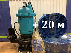 Насос дренажно-фекальний DELTA WQD1-1.1 + шланг 20 м.